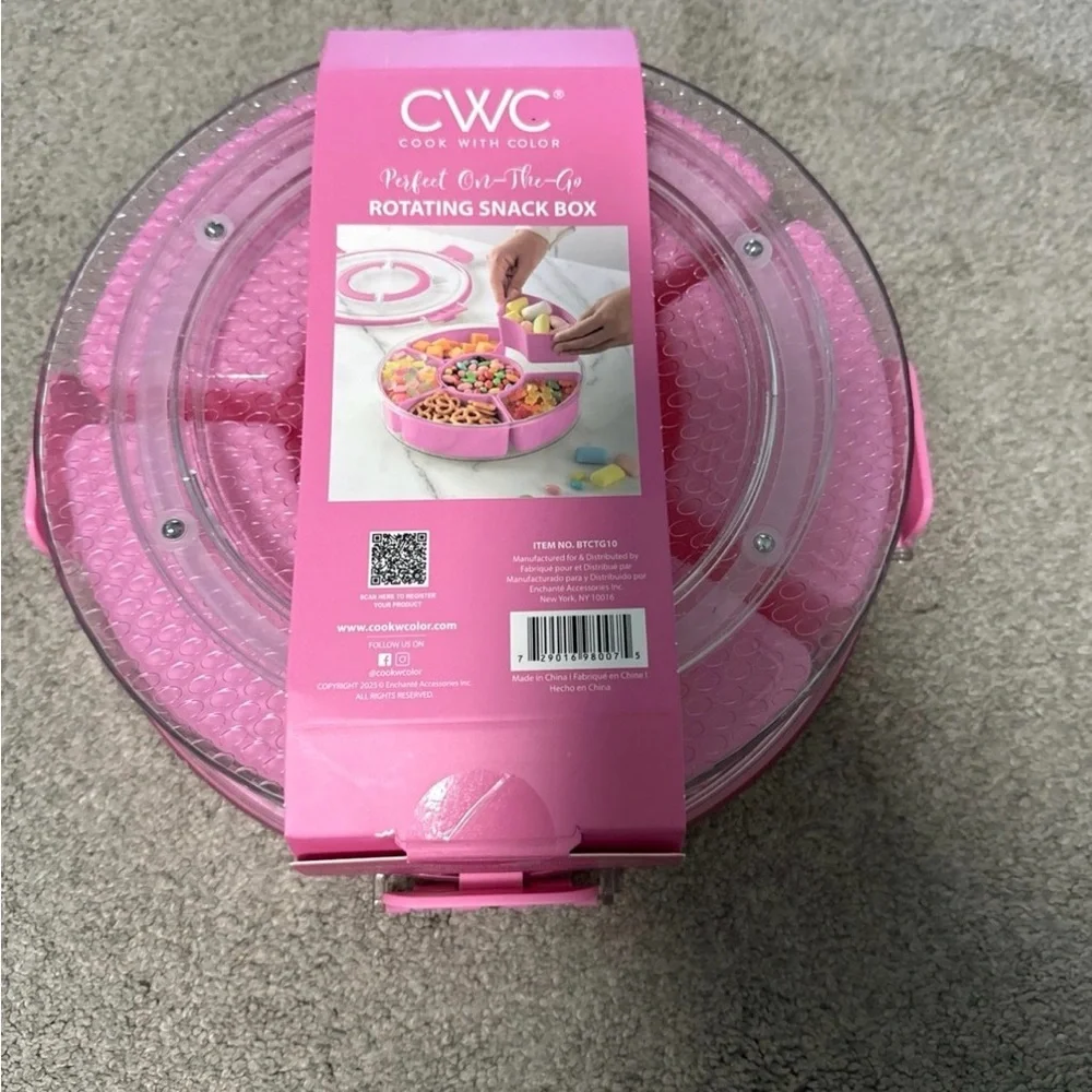 CWC Pink Rotating Snack Box - Picture 2 of 2